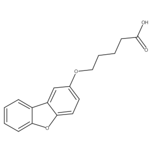 5-{8-Oxatricyclo[7.4.0.0^{2,7}]trideca-1(9),2(7),3,5,10,12-hexaen-4-yloxy}pentanoic acid Structure