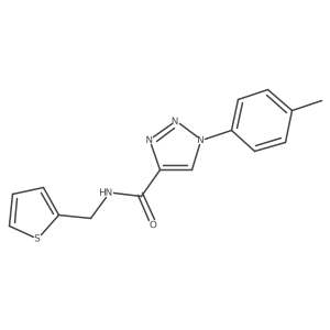 1-(4-methylphenyl)-N-[(thiophen-2-yl)methyl]-1H-1,2,3-triazole-4-carboxamide Structure