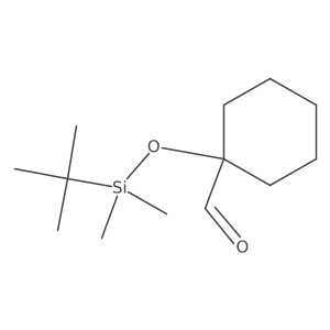 1-((tert-Butyldimethylsilyl)oxy)cyclohexane-1-carbaldehyde结构式