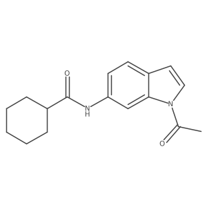 N-(1-Acetyl-1H-indol-6-yl)cyclohexanecarboxamide Structure