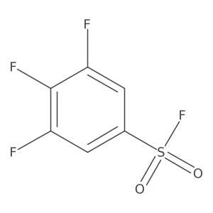 3,4,5-Trifluorobenzene-1-sulfonyl fluoride结构式