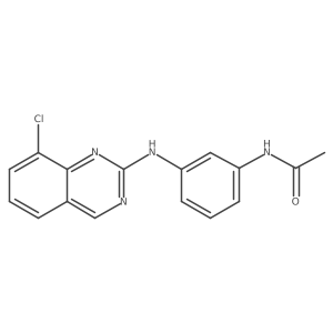 N-(3-((8-chloroquinazolin-2-yl)amino)phenyl)acetamide Structure