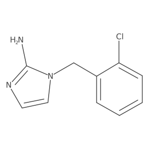 1-[(2-chlorophenyl)methyl]-1H-imidazol-2-amine Structure