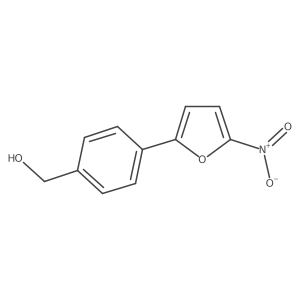 (4-(5-Nitrofuran-2-yl)phenyl)methanol结构式