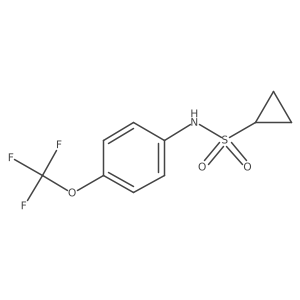 N-(4-(trifluoromethoxy)phenyl)cyclopropanesulfonamide Structure