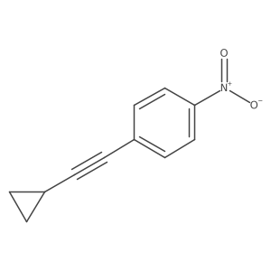 4-Nitrophenylcyclopropylacetylene Structure
