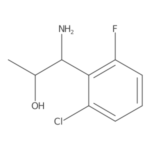 (1S,2R)-1-Amino-1-(6-chloro-2-fluorophenyl)propan-2-OL结构式