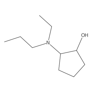 (1R,2R)-2-[ethyl(propyl)amino]cyclopentan-1-ol Structure