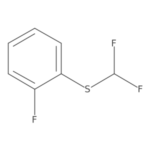 (Difluoromethyl)(2-fluorophenyl)sulfane结构式