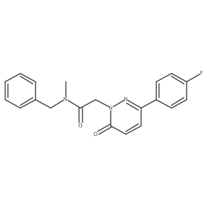 N-benzyl-2-(3-(4-fluorophenyl)-6-oxopyridazin-1(6H)-yl)-N-methylacetamide Structure
