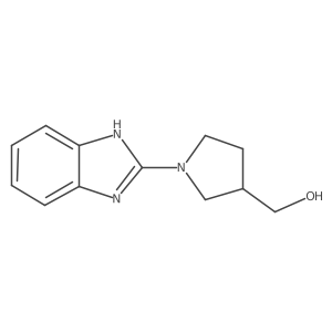(1-(1H-benzo[d]imidazol-2-yl)pyrrolidin-3-yl)methanol Structure