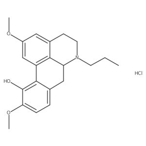 2,10-Dimethoxy-6-propyl-6abeta-noraporphin-11-ol Hydrochloride结构式