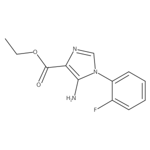 ethyl 5-amino-1-(2-fluorophenyl)-1H-imidazole-4-carboxylate Structure