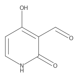4-Hydroxy-2-oxo-1,2-dihydropyridine-3-carbaldehyde结构式