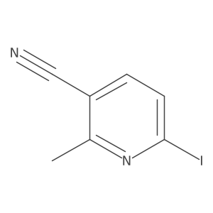 6-iodo-2-methyl-pyridine-3-carbonitrile Structure