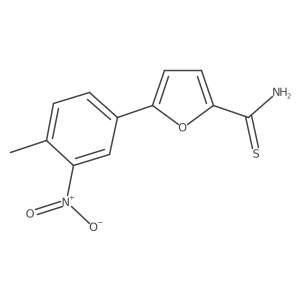 5-(4-Methyl-3-nitrophenyl)furan-2-carbothioamide结构式