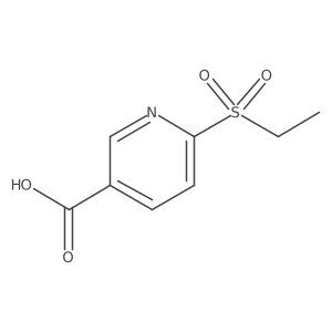 6-(Ethanesulfonyl)pyridine-3-carboxylic acid Structure