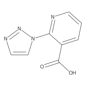 2-(1H-1,2,3-Triazol-1-yl)nicotinic acid结构式