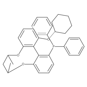 ((6R,8R,13aS)-13-(Cyclohexyloxy)-6,8-dimethyl-7,8-dihydro-6H-dibenzo[f,h][1,5]dioxonin-1-yl)diphenylphosphine Structure