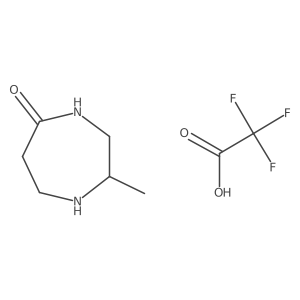 2-Methyl-1,4-diazepan-5-one trifluoroacetate Structure