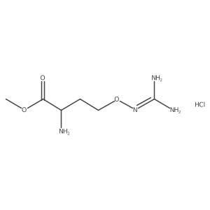 methyl (2S)-2-amino-4-(carbamimidamidooxy)butanoate hydrochloride Structure