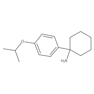 1-[4-(Propan-2-yloxy)phenyl]cyclohexan-1-amine Structure