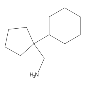 (1-Cyclohexylcyclopentyl)methanamine结构式