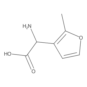 2-Amino-2-(2-methylfuran-3-yl)acetic acid Structure