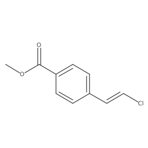 Benzoicacid,4-[(1E)-2-chloroethenyl]-,methylester Structure