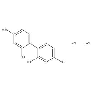 4,4'-Diamino-[1,1'-biphenyl]-2,2'-diol dihydrochloride结构式