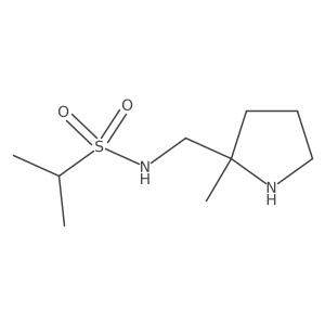 N-[(2-methylpyrrolidin-2-yl)methyl]propane-2-sulfonamide Structure