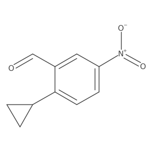 2-Cyclopropyl-5-nitrobenzaldehyde Structure