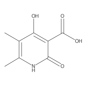2,4-Dihydroxy-5,6-dimethylnicotinic acid结构式