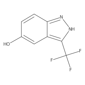 3-(Trifluoromethyl)-2H-indazol-5-ol结构式