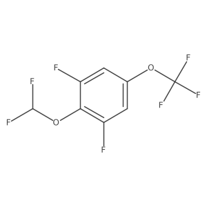 1,3-Difluoro-2-difluoromethoxy-5-(trifluoromethoxy)benzene结构式
