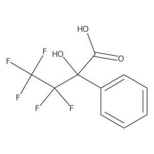 3,3,4,4,4-Pentafluoro-2-hydroxy-2-phenylbutyric acid结构式