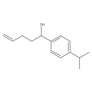1-[4-(Propan-2-yl)phenyl]pent-4-en-1-ol Structure