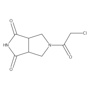 5-(2-chloroacetyl)tetrahydropyrrolo[3,4-c]pyrrole-1,3(2H,3aH)-dione Structure