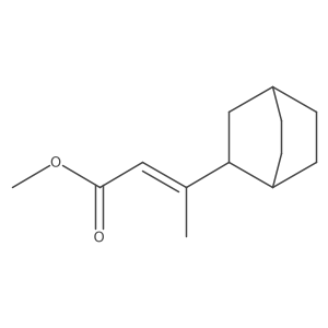 methyl (2Z)-3-{bicyclo[2.2.2]octan-2-yl}but-2-enoate结构式