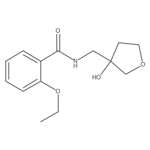 2-ethoxy-N-((3-hydroxytetrahydrofuran-3-yl)methyl)benzamide Structure