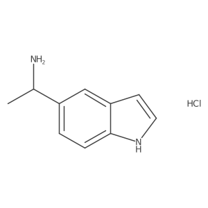 1-(1H-Indol-5-yl)ethanamine hydrochloride Structure