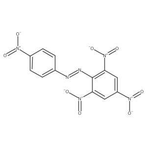 Diazene, 1-(4-nitrophenyl)-2-(2,4,6-trinitrophenyl)- Structure