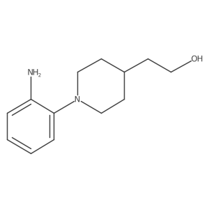 2-(1-(2-Aminophenyl)piperidin-4-yl)ethan-1-ol结构式