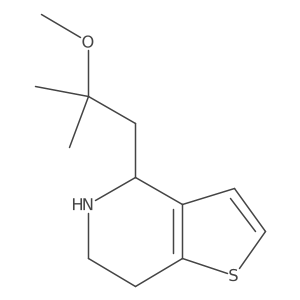 4-(2-methoxy-2-methylpropyl)-4H,5H,6H,7H-thieno[3,2-c]pyridine Structure