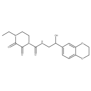 N-(2-(2,3-dihydrobenzo[b][1,4]dioxin-6-yl)-2-hydroxyethyl)-4-ethyl-2,3-dioxopiperazine-1-carboxamide Structure