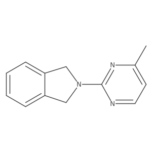 2-(4-Methylpyrimidin-2-yl)isoindoline Structure