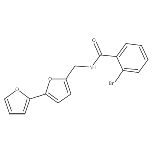 N-([2,2'-bifuran]-5-ylmethyl)-2-bromobenzamide结构式