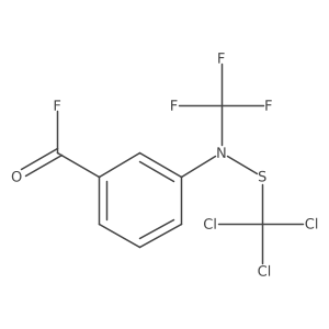 3-[(Trichloromethylthio)(trifluoromethyl)amino]benzoyl fluoride Structure