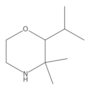 2-Isopropyl-3,3-dimethylmorpholine Structure