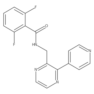 2,6-difluoro-N-{[3-(pyridin-4-yl)pyrazin-2-yl]methyl}benzamide Structure